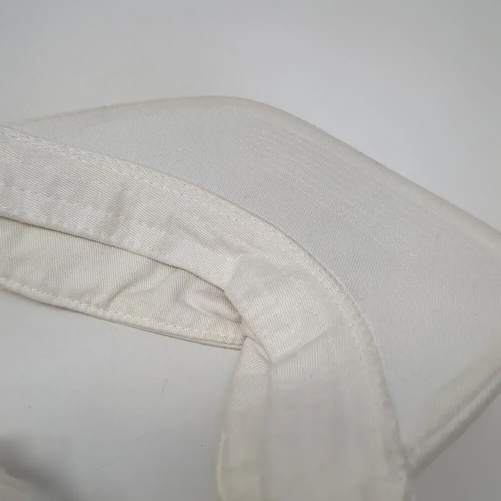 Lake/University Ireland Cancer Center Sun Visor Cap White OS Adjustable Nissun